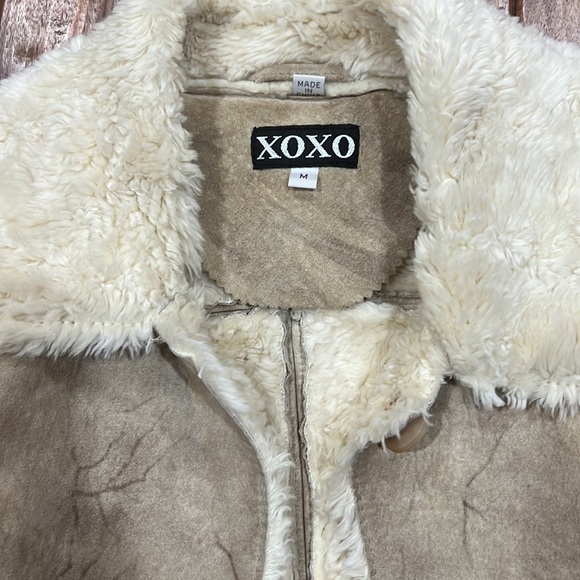 80’s Vintage leather coat with acrylic plush Sherpa lining . Very good condition - Picture 8 of 8